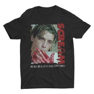 Billy Loomis Scream Horror Movie T-shirt, We All Go a Little Mad Funny Shirt, He